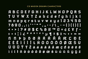 CS Mason Drawn, a Serif Font by Craft Supply Co. (Thumbnail 8 of 8)