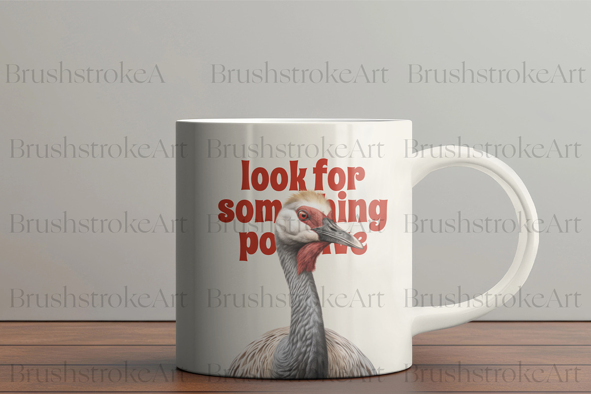 Crane Clipart, Crowned Crane, Birds, an Animal Illustration by BrushstrokeArtGB (Photo 9 of 9)