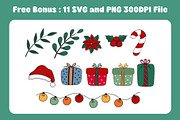 Fox Santa Color Font, a Symbol Font by Fox7 By Rattana (Thumbnail 8 of 9)