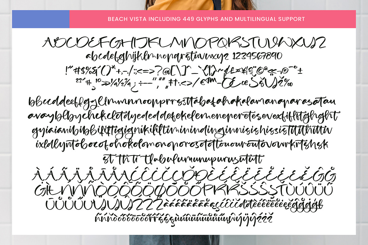 Beach Vista Handwritten Script, a Script Font by stylishtype.co (Photo 10 of 10)