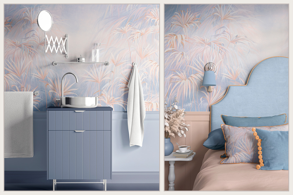 Fresco collection Tropical mirage, a Wallpaper Graphic by Natalia0307 (Photo 10 of 13)