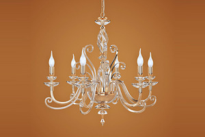 Euroluce Lampadari Alicante L6L, a Furniture 3D Model by Markelos