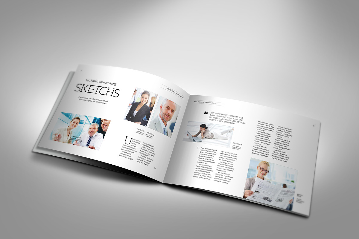 A5 Landscape Template (V.01), a Magazine Template by Shafura (Photo 2 of 5)