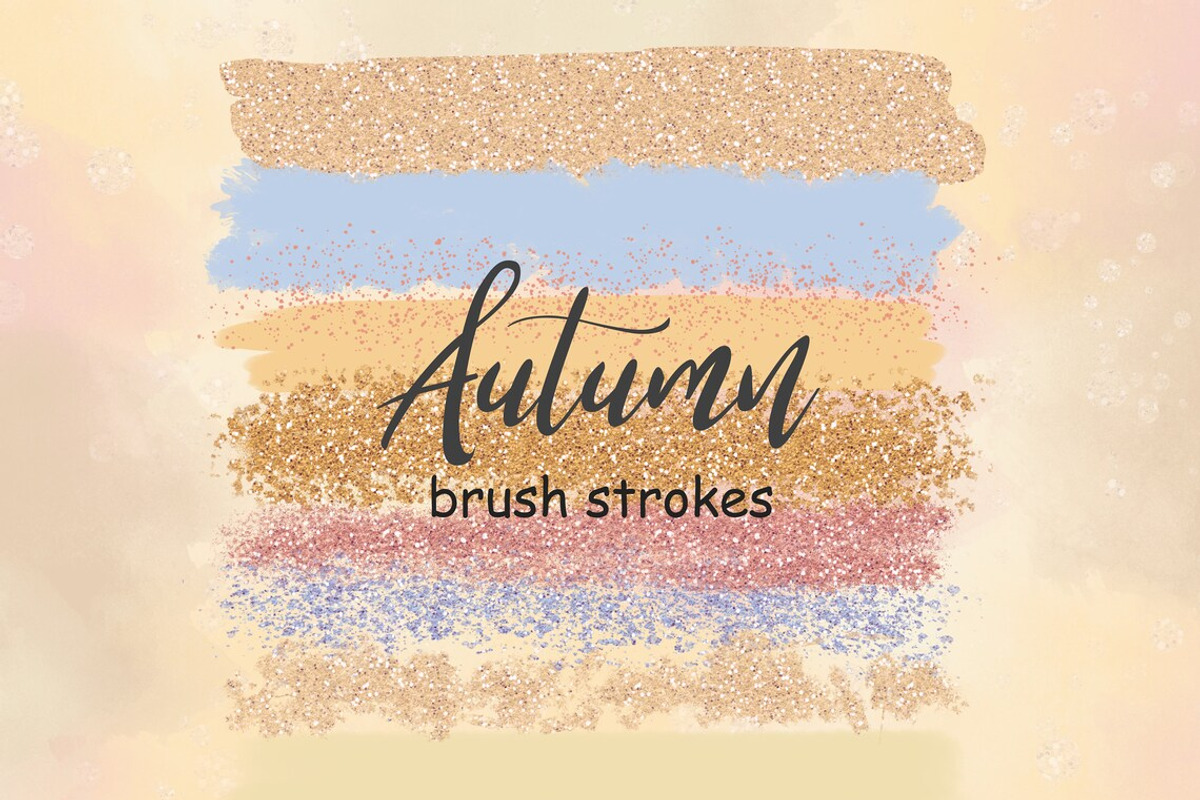 Autumn Brush Strokes, an Object Illustration by GlamArtZhanna (Photo 1 of 3)