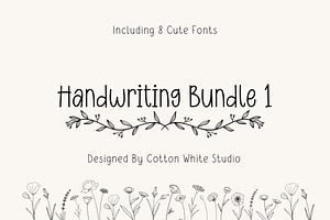 Handwriting Bundle 1
