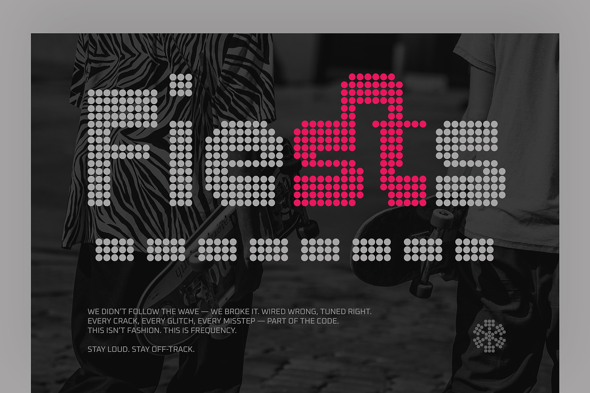 Digifest - Modern Dot Display Sans, a Sans Serif Font by Typia Nesia (Photo 4 of 11)