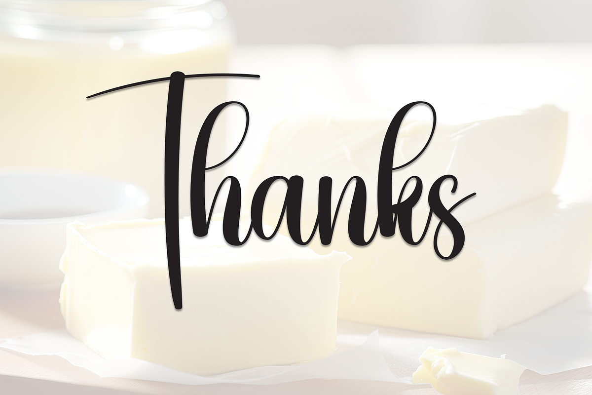 Butterly | Script Font, a Handwritten Font by Scratchones (Photo 9 of 9)