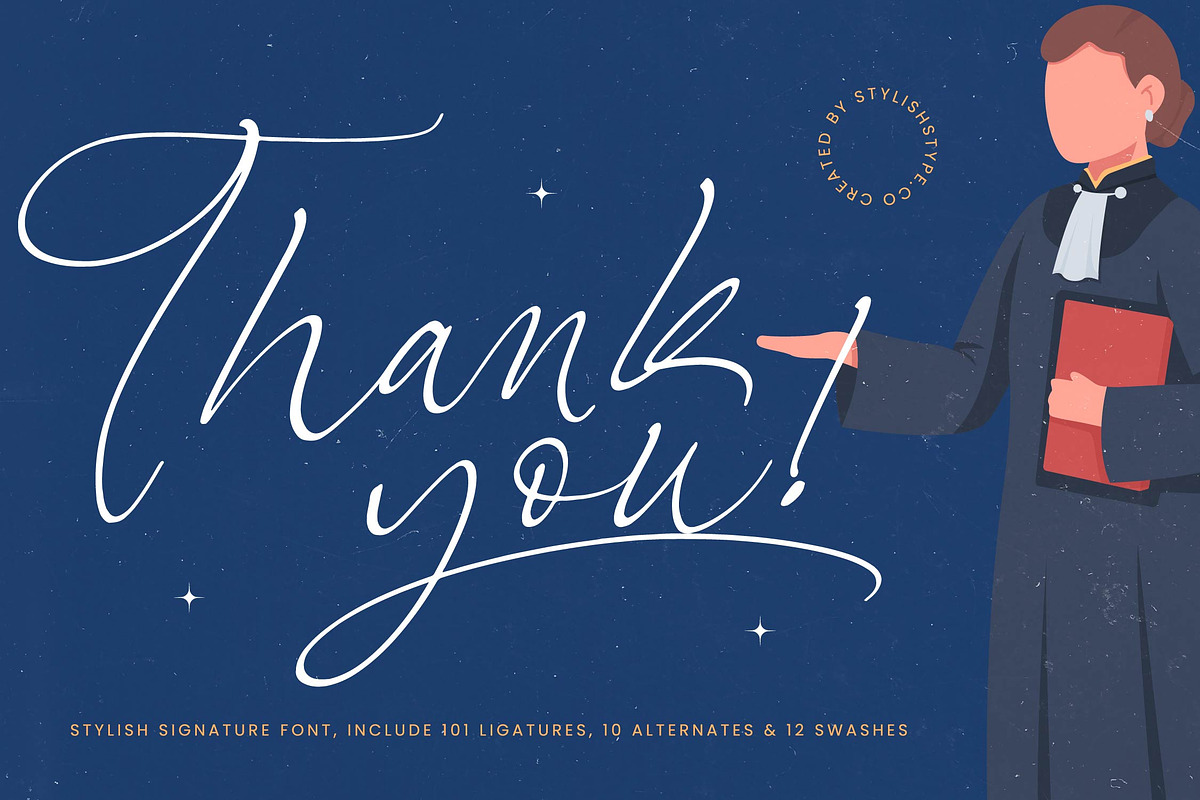 Justice Agenda Stylish Signature, a Script Font by stylishtype.co (Photo 20 of 20)