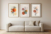 Abstract Botanical Floral Wall Art, a Poster Template by Pixeness Studio (Thumbnail 1 of 2)
