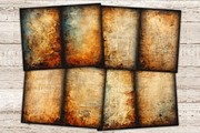 Burnt Paper Junk Journal Pages, a Texture Illustration by GlamArtZhanna (Thumbnail 2 of 10)