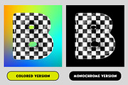 Boom - Postmodern 3D Font, an Object Graphic by Alina Sh (Thumbnail 4 of 8)