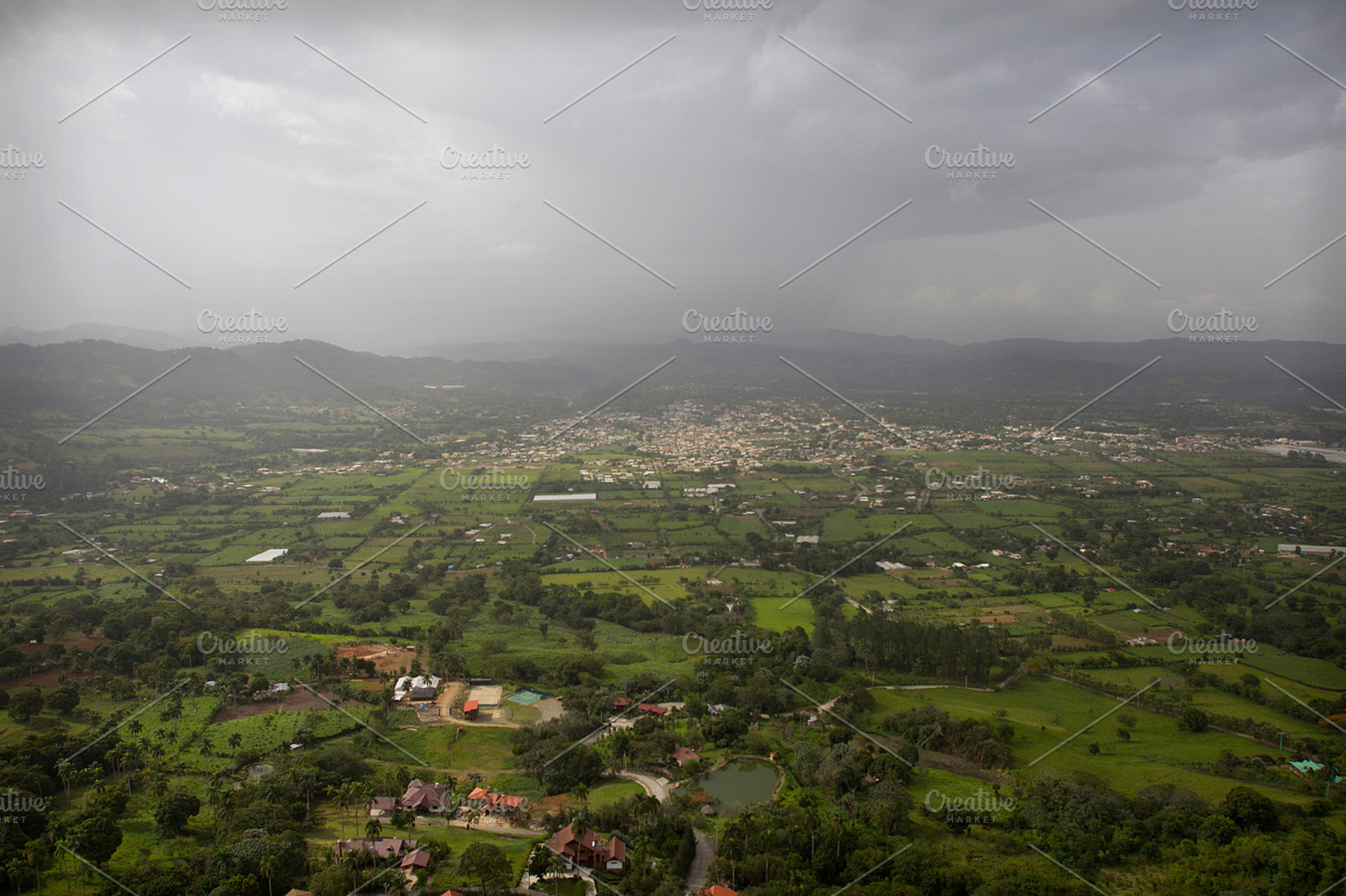 Dominican Republic Mountain Valley, a Photo by Kunkel Adventures