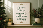 Christmas Font - Family Blessings, a Serif Font by Mozatype (Thumbnail 3 of 9)