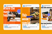 Restaurant Instagram Posts Pack, a Templates & Theme by Cam Design (Thumbnail 4 of 4)