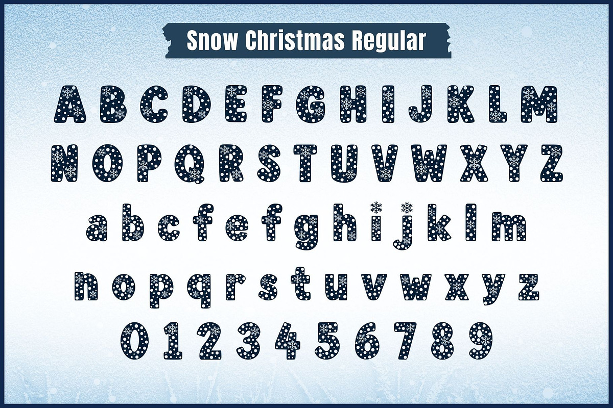Snow Christmas Font Duo, a Script Font by AnningArts (Photo 7 of 9)