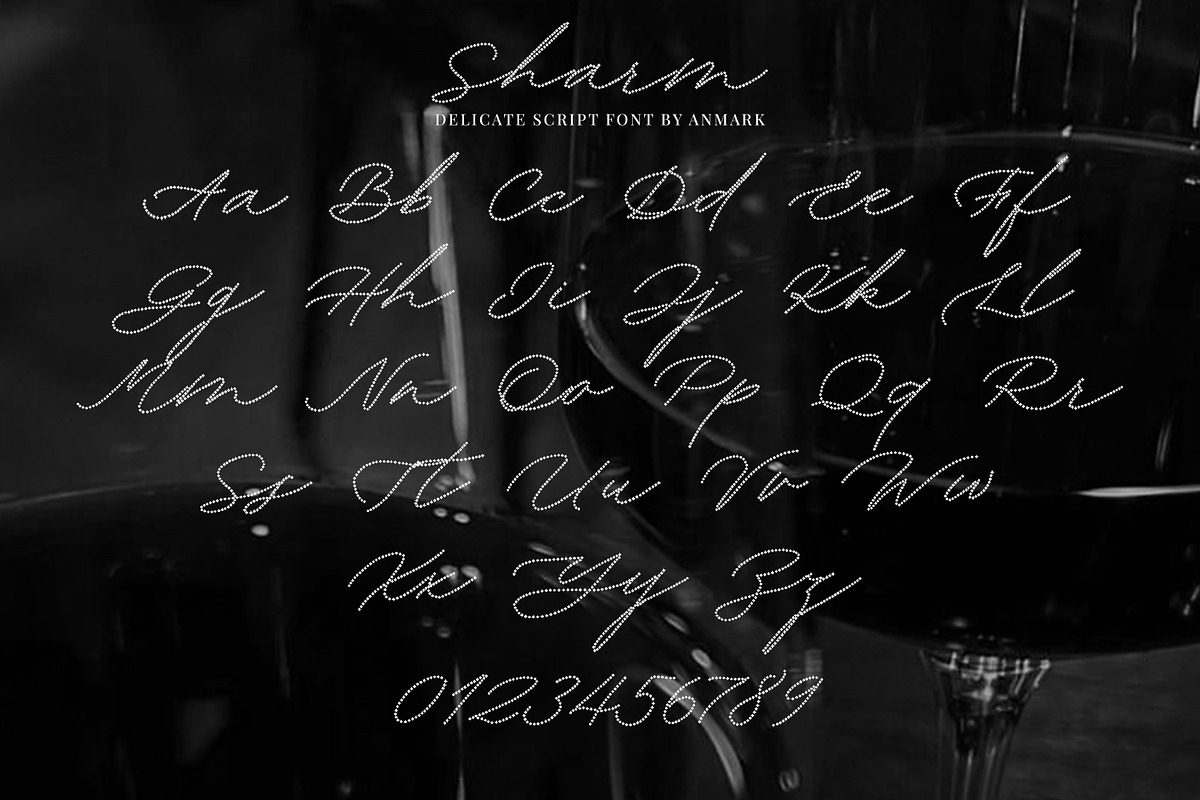 Charm | Delicate Dotted Script Font, a Script Font by AnMark (Photo 4 of 9)