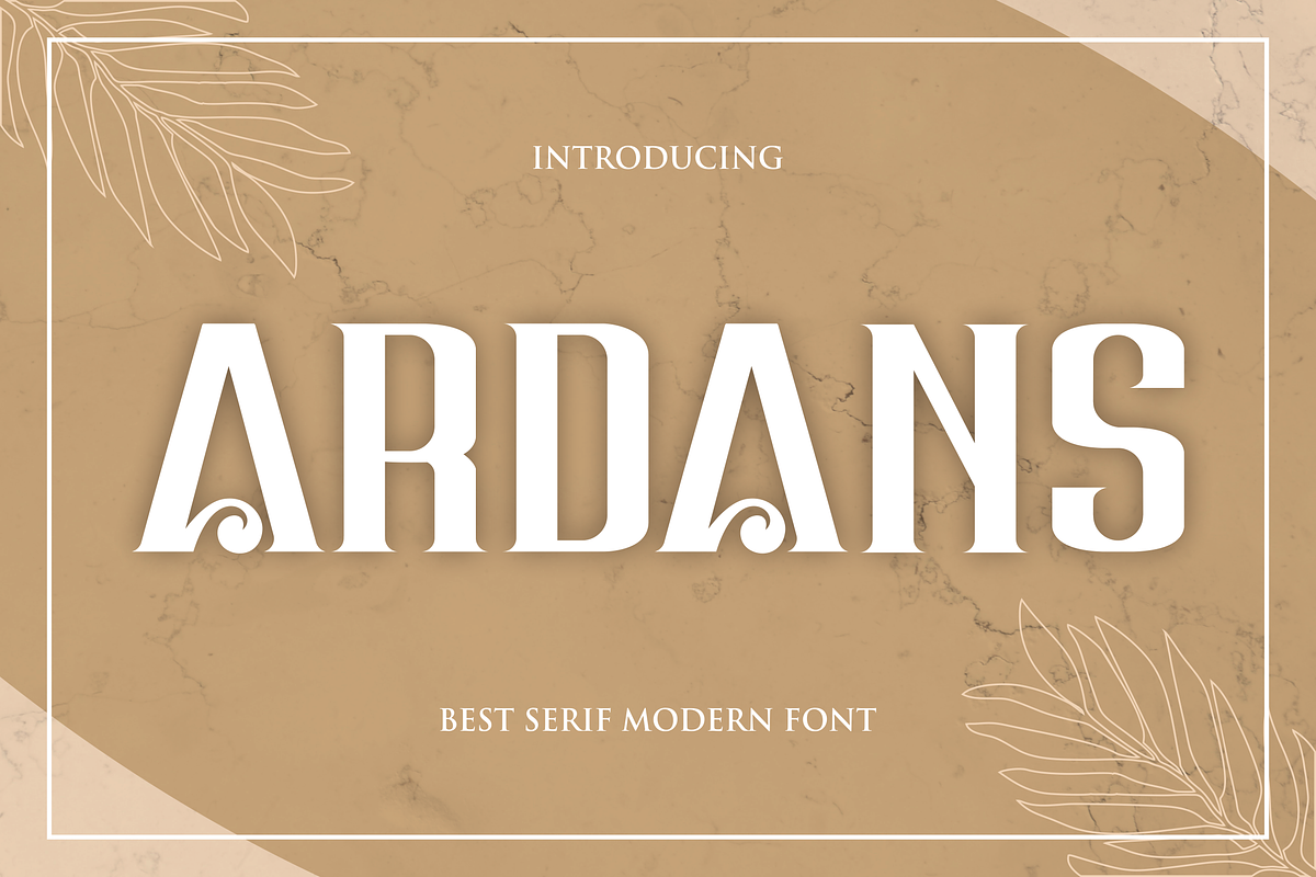 Ardans Font, a Serif Font by albert_kalingga (Photo 1 of 4)