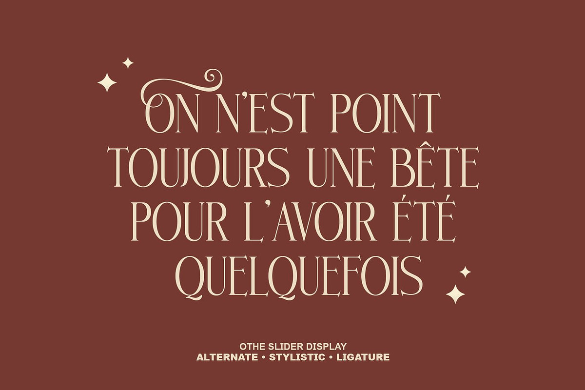 Quinther - Ligature Display Serif, a Serif Font by Luna Shop (Photo 2 of 6)