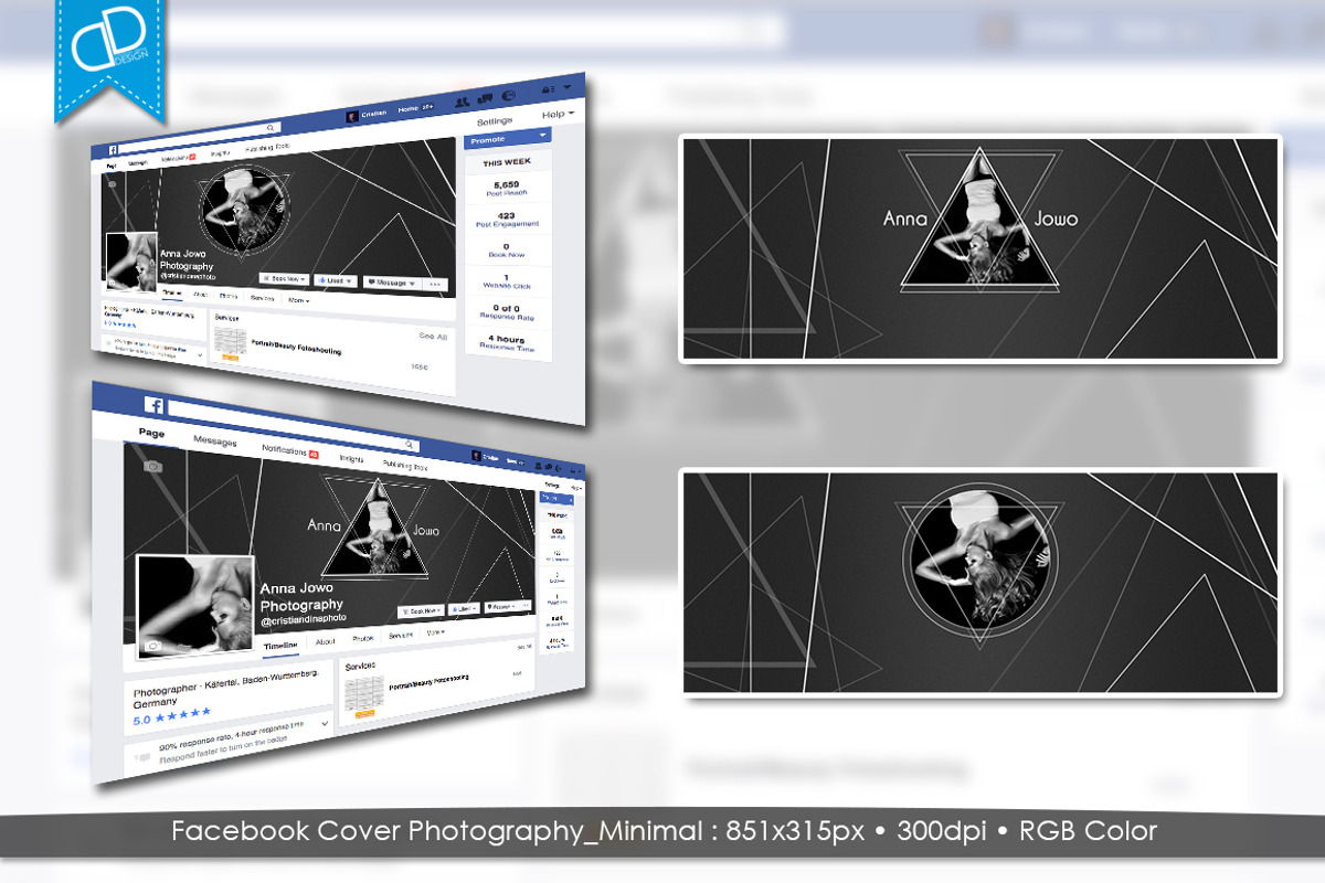 Facebook Photography_Minimal Cover, a Social Media Template by cDDesign (Photo 2 of 3)