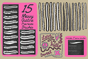 Procreate Messy Outlines Brush Set, a Brushes & More by Heather Green Designs (Thumbnail 2 of 9)