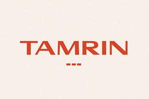 TAMRIN - Modern Sans Font, a Sans Serif Font by Graphicfresh