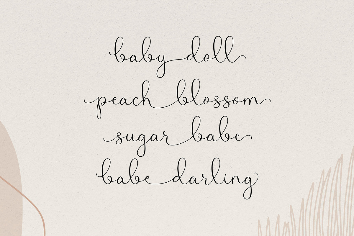 Bringelo Handwritten Wedding Font, a Script Font by moriztype (Photo 8 of 15)