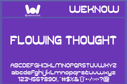 Flowing Thought font
