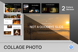 Collage Photo Keynote, a Presentation Template by Antstheme
