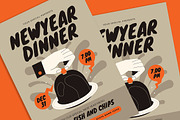 New Year Party Flyer, a Flyer Template by Gumico Studio. (Thumbnail 3 of 3)