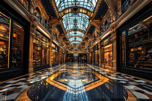 The eye catching interior of a shop, a Photo by Pavel_design