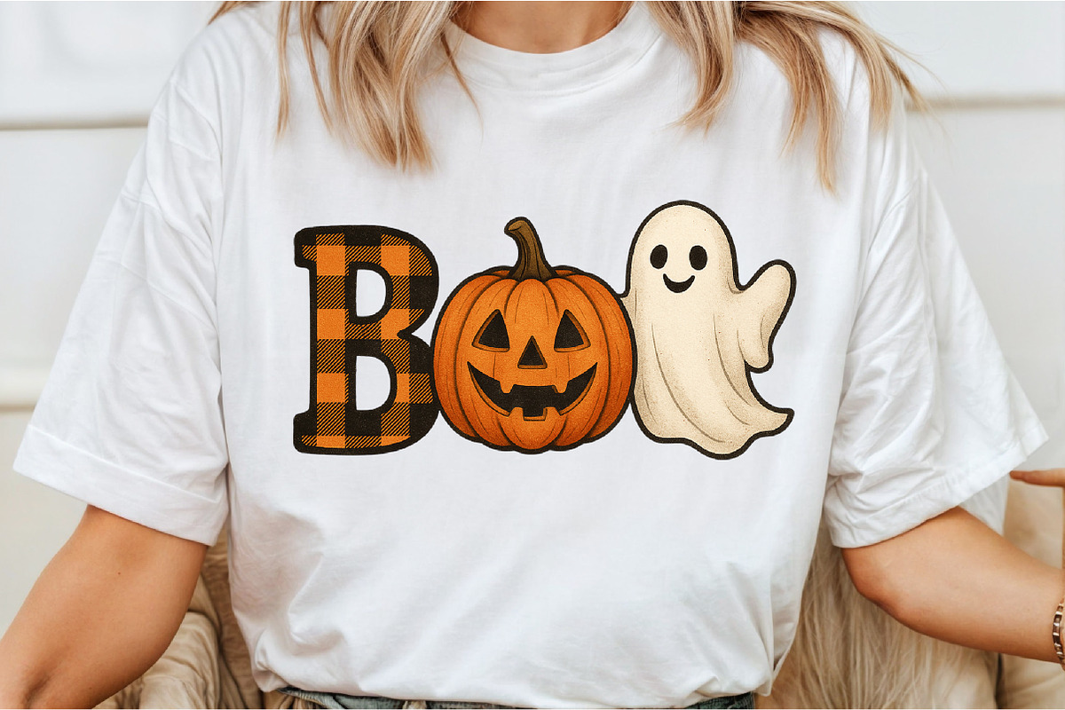 Halloween Boo PNG Cute Ghost PNG, a Graphic by Libby Wishes (Photo 4 of 6)