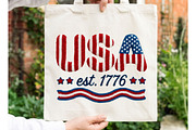 Faux Yarn 4th July PNG USA Est 1776, an Illustration by Designking (Thumbnail 6 of 6)