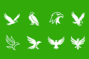 Eagle & Hawk Silhouette Pack, an Object Graphic by Artonix (Thumbnail 2 of 3)