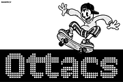 Ottacs Display Font, a Sans Serif Font by Bagerich Type Foundry (Thumbnail 1 of 15)