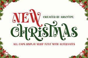 New Christmas - All Caps Swash Serif