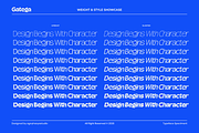 Gatega - Modern Inktrap Sans Family, a Sans Serif Font by agnyhasyastudio (Thumbnail 11 of 15)