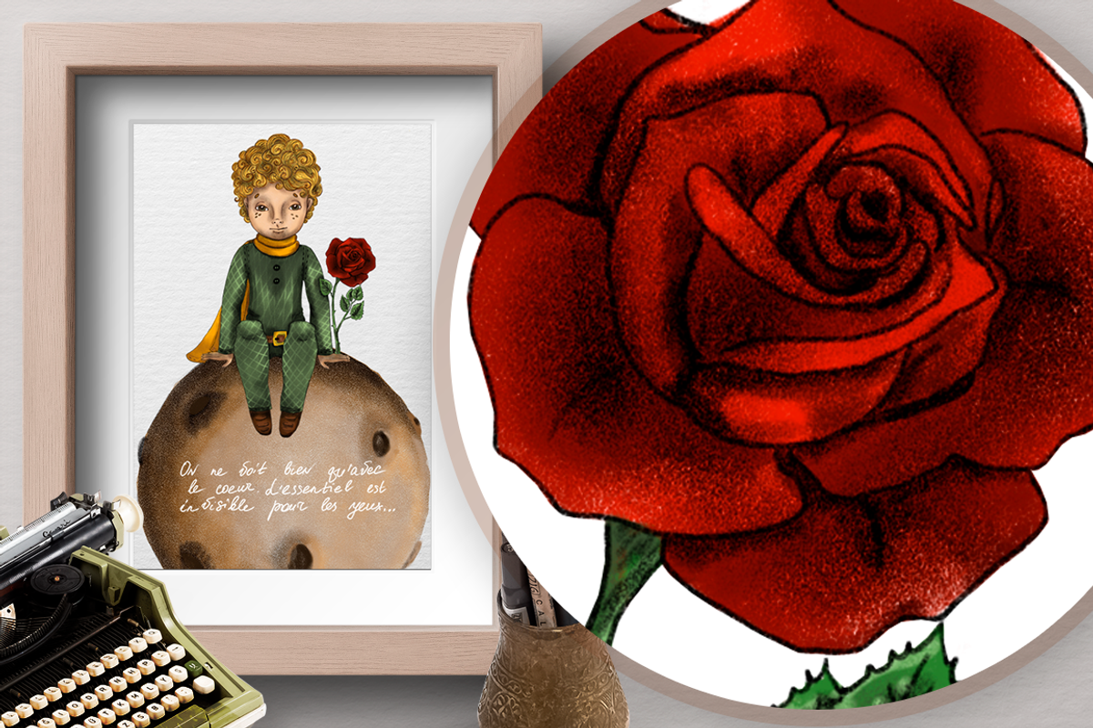 A Little Prince. Fairy tale., a Texture Illustration by Kseniia (Photo 2 of 18)