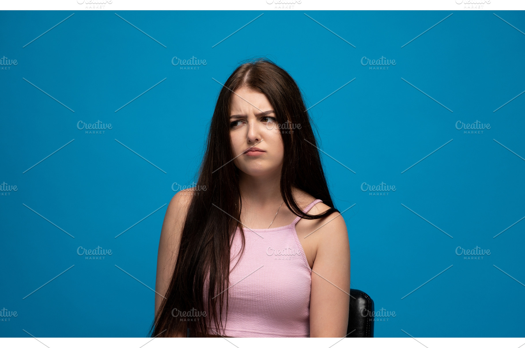 Young woman expressing doubt and, a Person Photo by volodymyrshtun13795