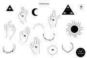 Hands and Eyes Mystic Collection, an Illustration by WBS Design (Thumbnail 4 of 5)