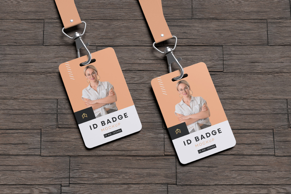 ID Badge Mockup Bundle Set, an Advertising Mockup by Rielismee (Photo 5 of 5)