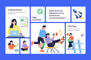 Animated Sale and Marketing, a Person Illustration by Prosymbols (Thumbnail 6 of 11)