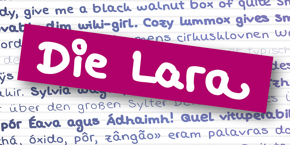 Die Lara, a Handwritten Font by ingoFonts (Photo 9 of 10)