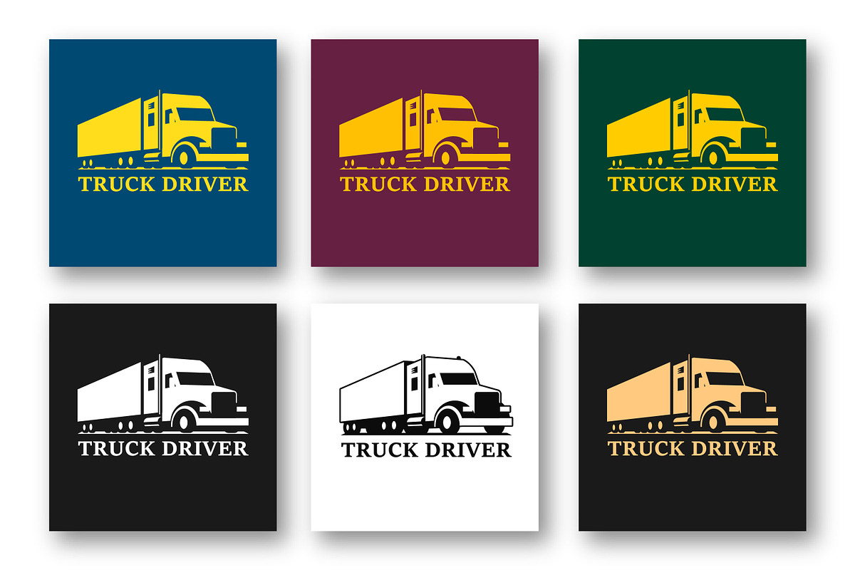 Truck svg, black and white t-shirt., a Branding & Logo Template by Nomber_86 (Photo 2 of 3)