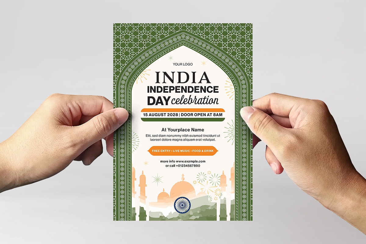 India Flyer Template, a Flyer Template by BrandPacks (Photo 4 of 5)
