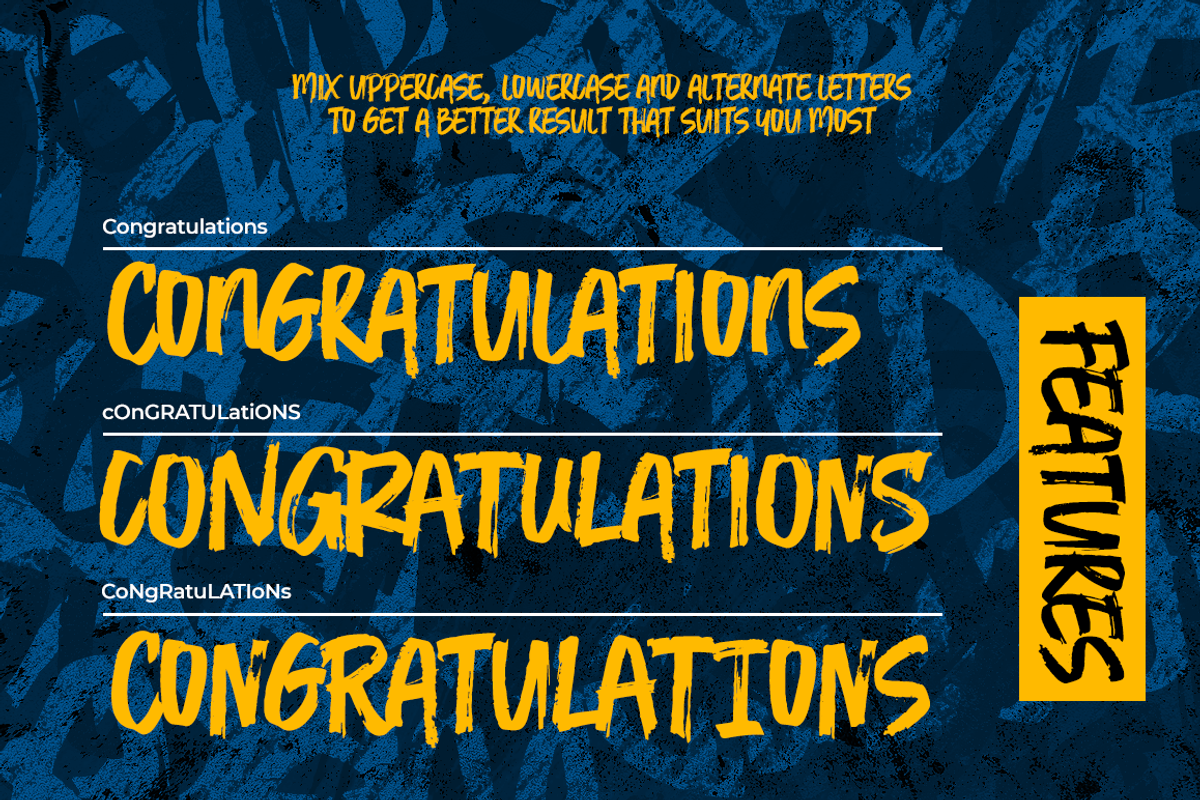 Burgendry - Brush Graffiti Font, a Script Font by dexsarharryfonts (Photo 4 of 9)