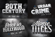 Vintage Movie Title Effects Bundle, a Design Template by Andrew Skoch Design (Thumbnail 8 of 14)