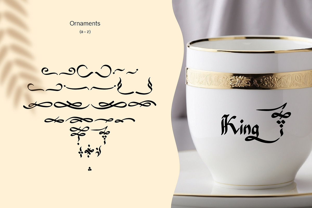Arabitex Arabic Style Calligraphy, a Handwritten Font by Attractype (Photo 5 of 6)