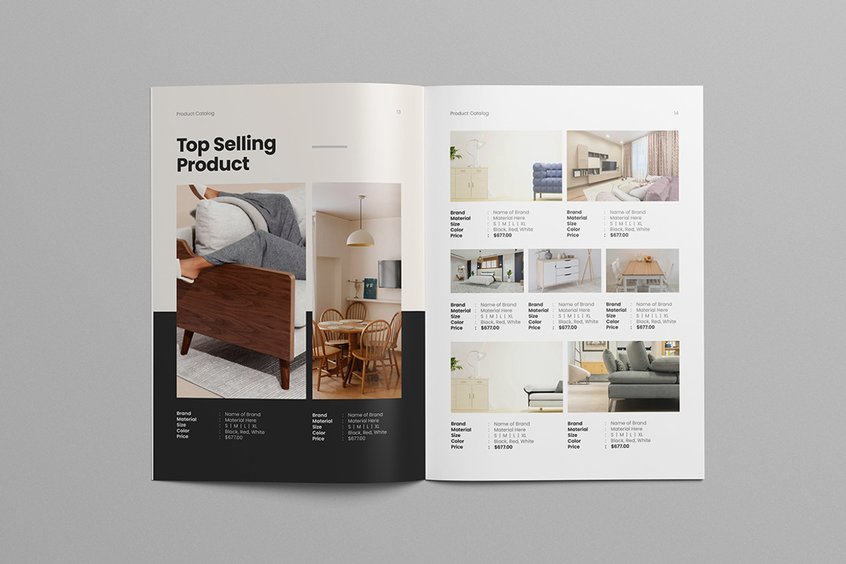 Product Catalog Layout | InDesign, a Brochure Template by HiveArts (Photo 7 of 9)