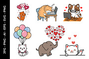 Cute Animal Vector Illustration Art, an Animal Illustration by nandinigraphics (Thumbnail 2 of 3)