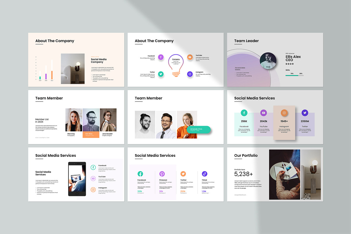 Digital Marketing Strategy, a Presentation Template by creathrivestudio (Photo 8 of 23)